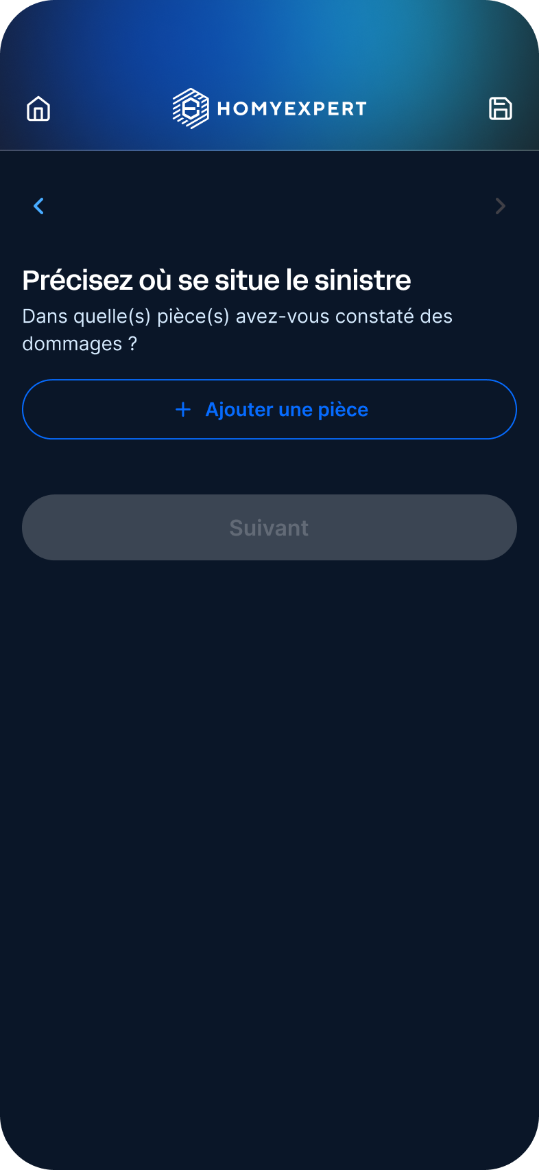 Écran principal